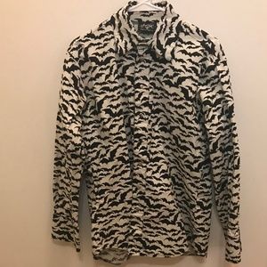 Shrine - Button Up Bat Shirt - M